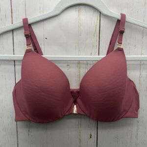 SOMA Womens Pink Bodify Front Close Perfect Coverage Underwire Bra Size 34C